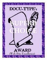 DOCU-TYPE's "SUPERB CHOICE" AWARD.