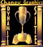 Chaney Graphics Dynamite Site Award.