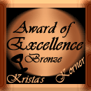Kristas Korner Bronze Award of Excellence.
